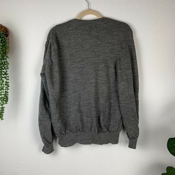 Carol Christian Poell Men's EU 54 US L 44 Virgin Wool Square Neck Sweater - Picture 8 of 8